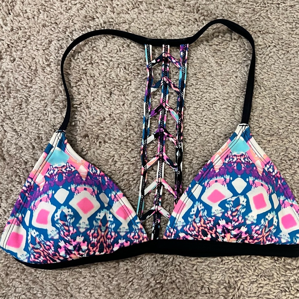 Pacsun LA Hearts bikini top